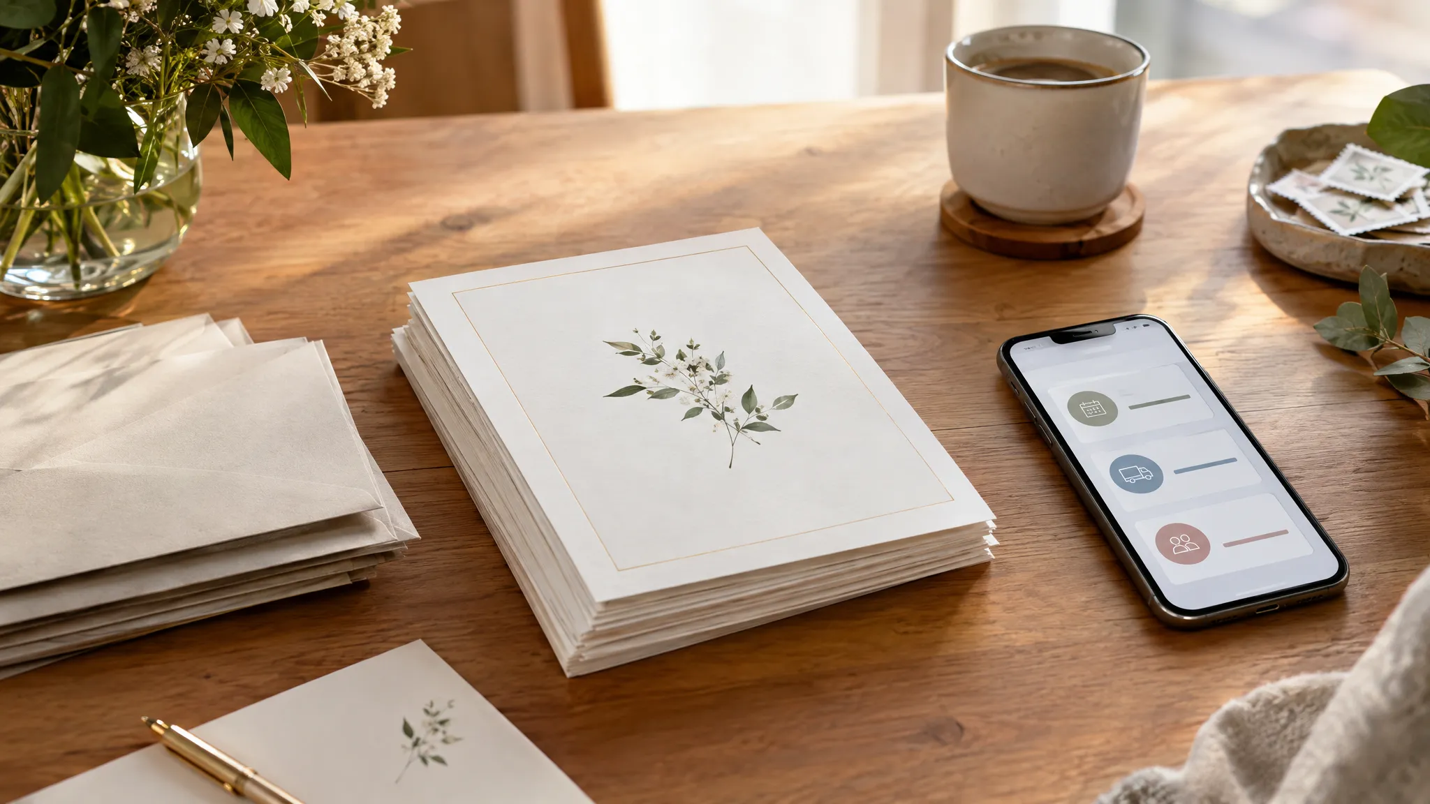 Hochzeitseinladungen verschicken: Zeitpunkt, Versand und RSVP planen